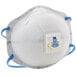 3M 8576 P95 Particulate Respirator with Cool Flow Valve and Nuisance Level Acid Gas Relief - 10/Pack Main Thumbnail 1