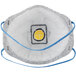 3M 8576 P95 Particulate Respirator with Cool Flow Valve and Nuisance Level Acid Gas Relief - 10/Pack Main Thumbnail 2