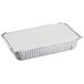 Choice 2 lb. Oblong Foil Container with Board Lid - 50/Pack Main Thumbnail 3