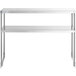 Avantco 178SSDOSP1 Stainless Steel Double Deck Overshelf for SSPPT-1 Series - 17 5/8" x 44 1/2" Main Thumbnail 5