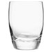 A Luigi Bormioli Michelangelo double old fashioned glass with a white background.