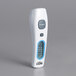 A white CDN digital thermometer with a blue and white digital display.