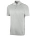 A white Henry Segal short sleeve polo shirt with a collar and buttons.