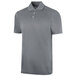 A Henry Segal unisex charcoal grey polo shirt with buttons.