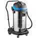 A Lavex stainless steel wet/dry vacuum cleaner on a cart.