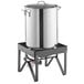 Backyard Pro BREWKIT1 Brewing Kit with Square Single Burner Outdoor Patio Stove / Range and 40 Qt. / 10 Gallon Stainless Steel Brewing Pot Kit Main Thumbnail 4