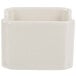 Hall China by Steelite International HL7160AWHA Ivory (American White) Sugar Packet Holder / Caddy - 24/Case Main Thumbnail 3