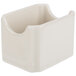 Hall China by Steelite International HL7160AWHA Ivory (American White) Sugar Packet Holder / Caddy - 24/Case Main Thumbnail 2