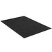 A black rectangular Lavex Needle Rib indoor entrance mat roll.