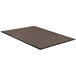 A rectangular brown Lavex waffle weave entrance mat with black trim.