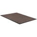 A rectangular brown Lavex waffle weave entrance mat with black trim.