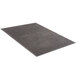 A grey rectangular carpet.