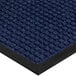 Lavex Janitorial Water Absorbent Blue Waffle Indoor Entrance Mat - 3/8" Thick Main Thumbnail 1