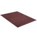 A burgundy rectangular entrance mat.