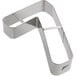 A stainless steel Ateco number 7 cookie cutter.