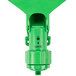 A green plastic Unger FIXI-Clamp with a lock.
