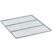 A close-up of the metal grid shelf for Avantco undercounter and worktop refrigerators.