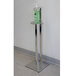Advance Tabco SST-36 Aluminum 36" Tall Sanitizer Dispenser Stand Main Thumbnail 1
