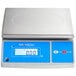 AvaWeigh PC40OS digital portion scale with a blue screen.
