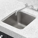 Regency 14" x 16" x 10" 20 Gauge Stainless Steel One Compartment Undermount Sink Main Thumbnail 1