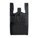 A black plastic Choice T-shirt bag with handles.
