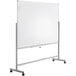 A Dynamic by 360 Office Furniture mobile whiteboard on wheels.