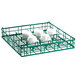 16 Compartment Catering Glassware Basket - 4 1/2" x 4 1/2" x 3" Compartments Main Thumbnail 1