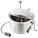 A silver Carnival King 12 oz. kettle pot with a handle.