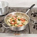 Vollrath 77746 Tribute 6 Qt. Saute Pan with Helper Handle and Silicone-Coated Handle Main Thumbnail 3