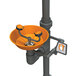 A Guardian Equipment PVC safety station with a black pipe and orange bowl.