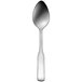 A Delco Lexington stainless steel teaspoon with a silver handle.