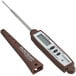 The AvaTemp brown digital pocket probe thermometer on a counter.