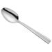 A close-up of a Delco Brayleen stainless steel dinner spoon with a silver handle.