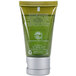A green plastic tube of Basic Earth Botanicals Reviving Body Wash with white text and a flip-top cap.