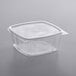 Choice 64 oz. Clear RPET Hinged Deli Container   - 200/Case Main Thumbnail 3