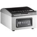 A black and silver rectangular Galaxy vacuum packing machine with a digital display.