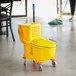 Lavex Janitorial 36 Quart Mop Bucket & Wringer Combo – Yellow With 5 Bonuses