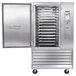 A Traulsen stainless steel commercial blast chiller with a door open.