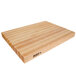 John Boos & Co. RA03 24" x 18" x 2 1/4" Reversible Maple Wood Cutting Board with Hand Grips Main Thumbnail 2