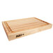 John Boos & Co. RA02-GRV 20" x 15" x 2 1/4" Grooved Reversible Maple Wood Cutting Board with Hand Grips Main Thumbnail 2
