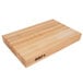 John Boos & Co. RA01 18" x 12" x 2 1/4" Reversible Maple Wood Cutting Board with Hand Grips Main Thumbnail 1