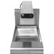 Frymaster 15MC + FWH-1A 15 1/2" Stainless Steel Spreader Cabinet for D50G and SM50G Fryers with Food Warmer / Holding Station and Curved Scoop Pan - 120V Main Thumbnail 2