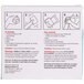 A white box with a drawing of a hand holding a square object and instructions for Medique Medi-First Instant Ice Pack.
