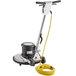A Lavex floor cleaner machine with a yellow cord.
