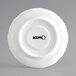 Acopa Condesa 6" Pearl White Scalloped Porcelain Saucer - 36/Case Main Thumbnail 3