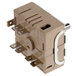 A brown ServIt infinite switch with two wires.