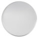 An American Metalcraft aluminum pizza pan with a silver rim around the edge on a white background.