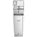 Regency 17" x 15" Hands Free Hand Sink with Pedestal Base and Top Mounted Paper Towel and Soap Dispenser Main Thumbnail 5