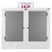 Leer 60CS-R290 73" Outdoor Cold Wall Ice Merchandiser with Straight Front and Galvanized Steel Doors Main Thumbnail 2
