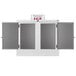 Leer 60CS-R290 73" Outdoor Cold Wall Ice Merchandiser with Straight Front and Galvanized Steel Doors Main Thumbnail 3